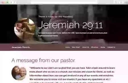 Jeremiah Website Design