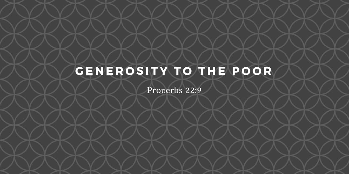 Generosity to the Poor