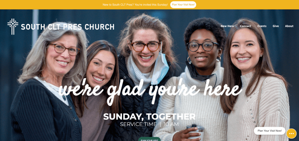 Church Website Review - South CLT Pres